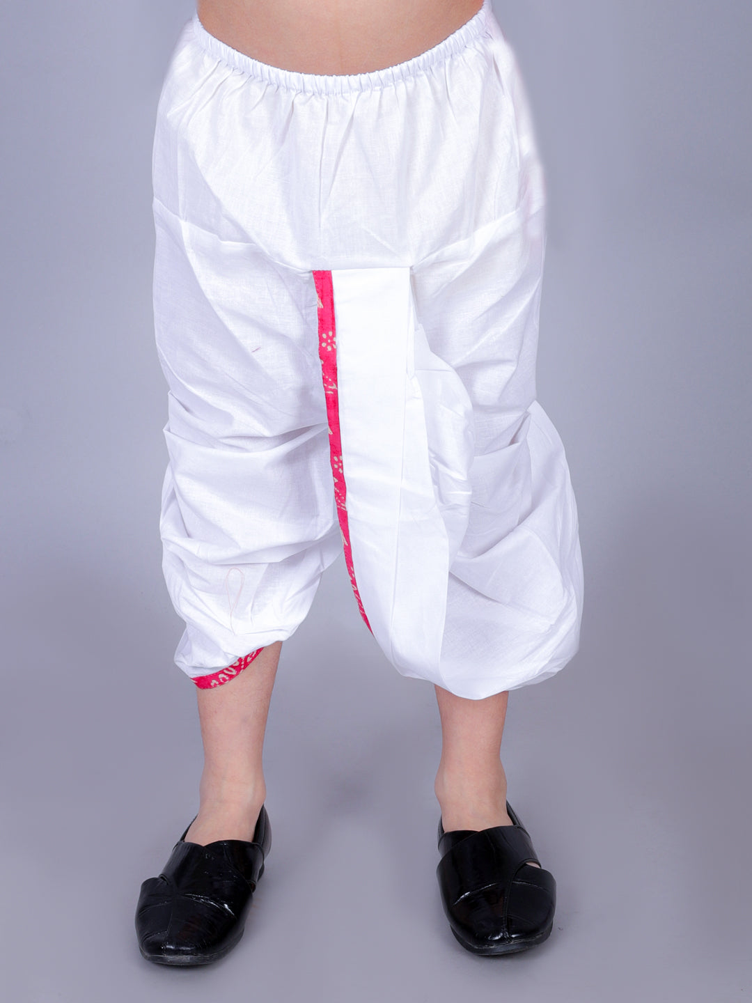 Anuttara Pink Cotton Blend Straight Dhoti & Kurta Set_FJB1003