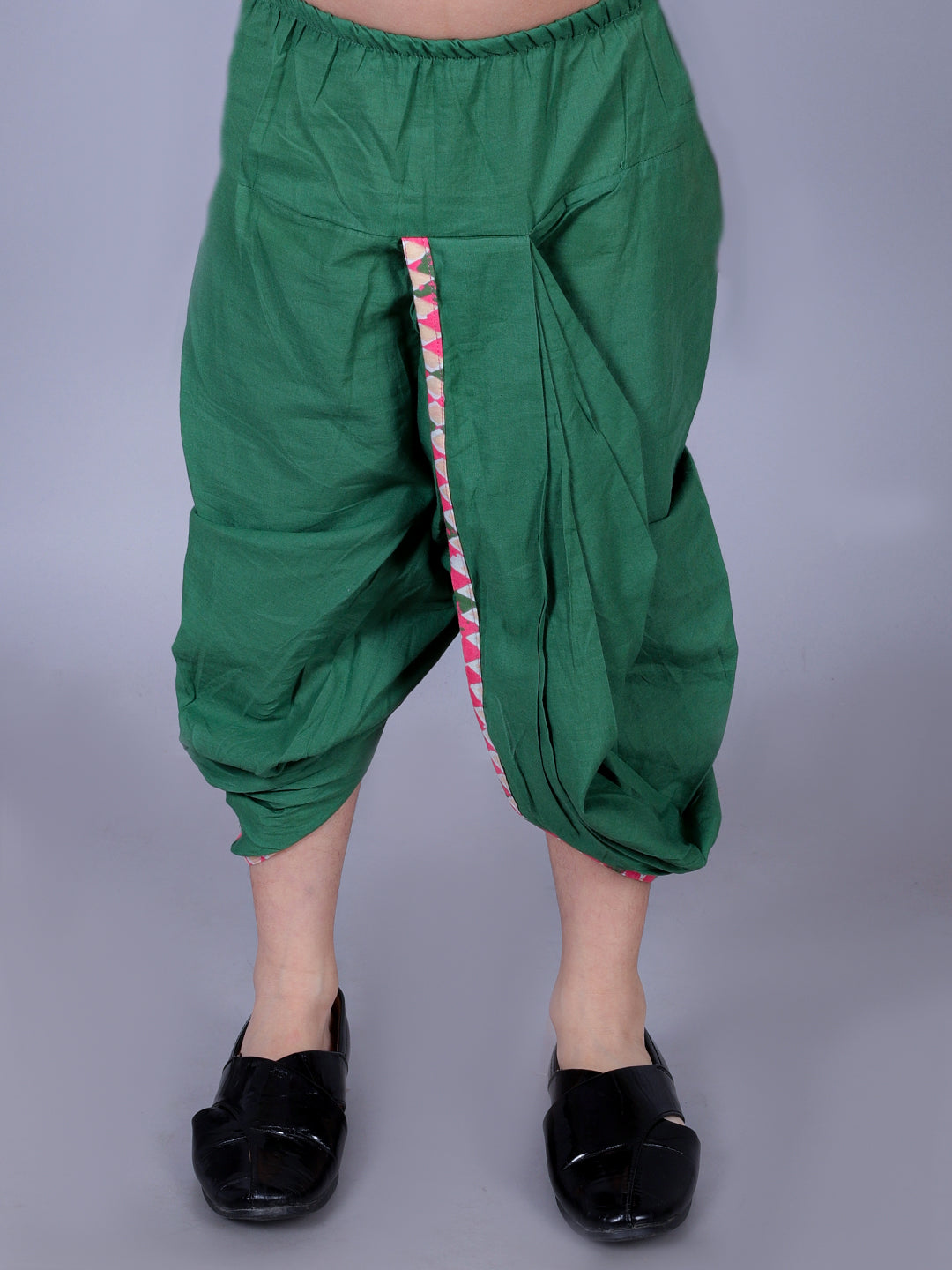 Anuttara Multicolor Cotton Blend Straight Dhoti & Kurta Set_FJB1006