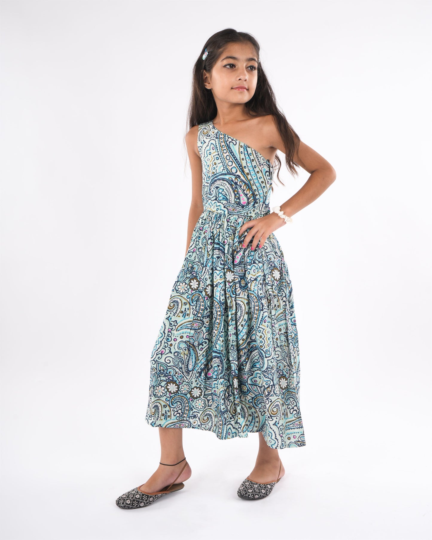 Anuttara Turquoise Rayon Anarkali/Flared Anarkali/Flared Gown_FJG1025