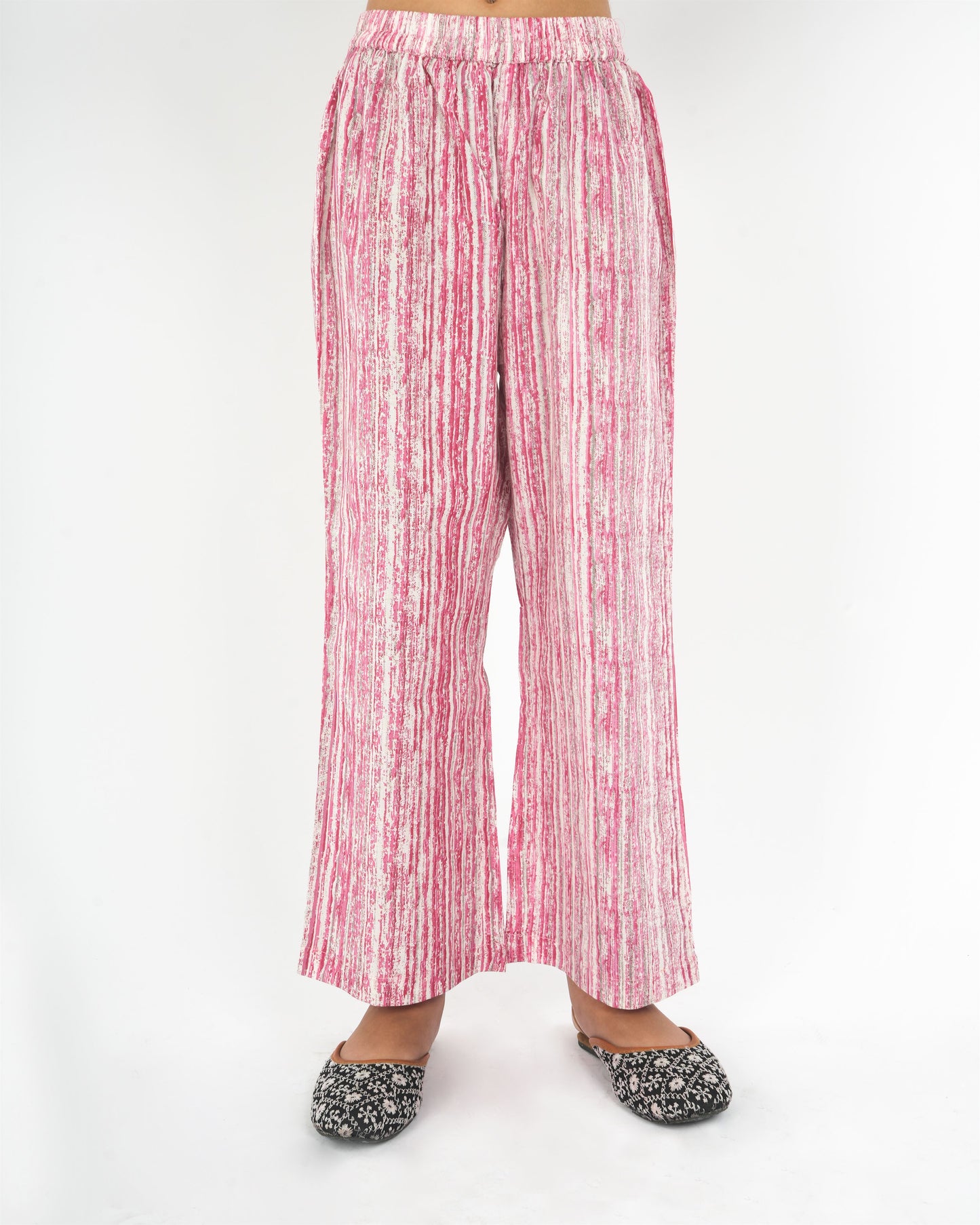 Anuttara Pink Pure Cotton Straight Co Ords Set_FJG1027