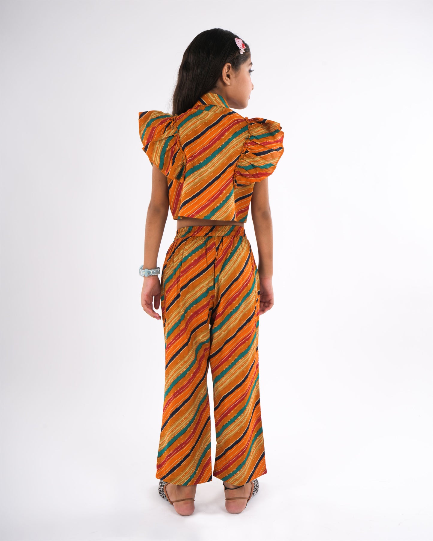 Anuttara Mustard Pure Cotton Straight Co Ords Set_FJG1029