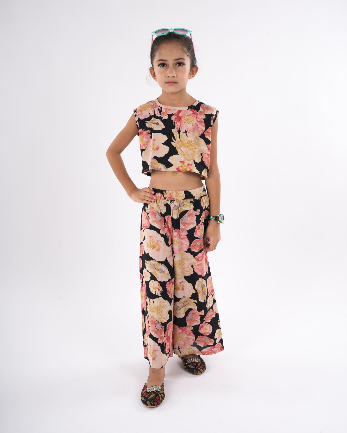 Anuttara Multicolor Pure Cotton Straight Co Ords Set_FJG1033
