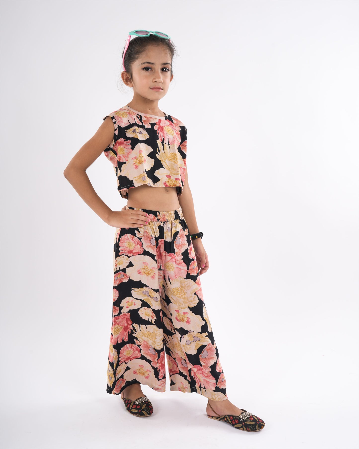 Anuttara Multicolor Pure Cotton Straight Co Ords Set_FJG1033