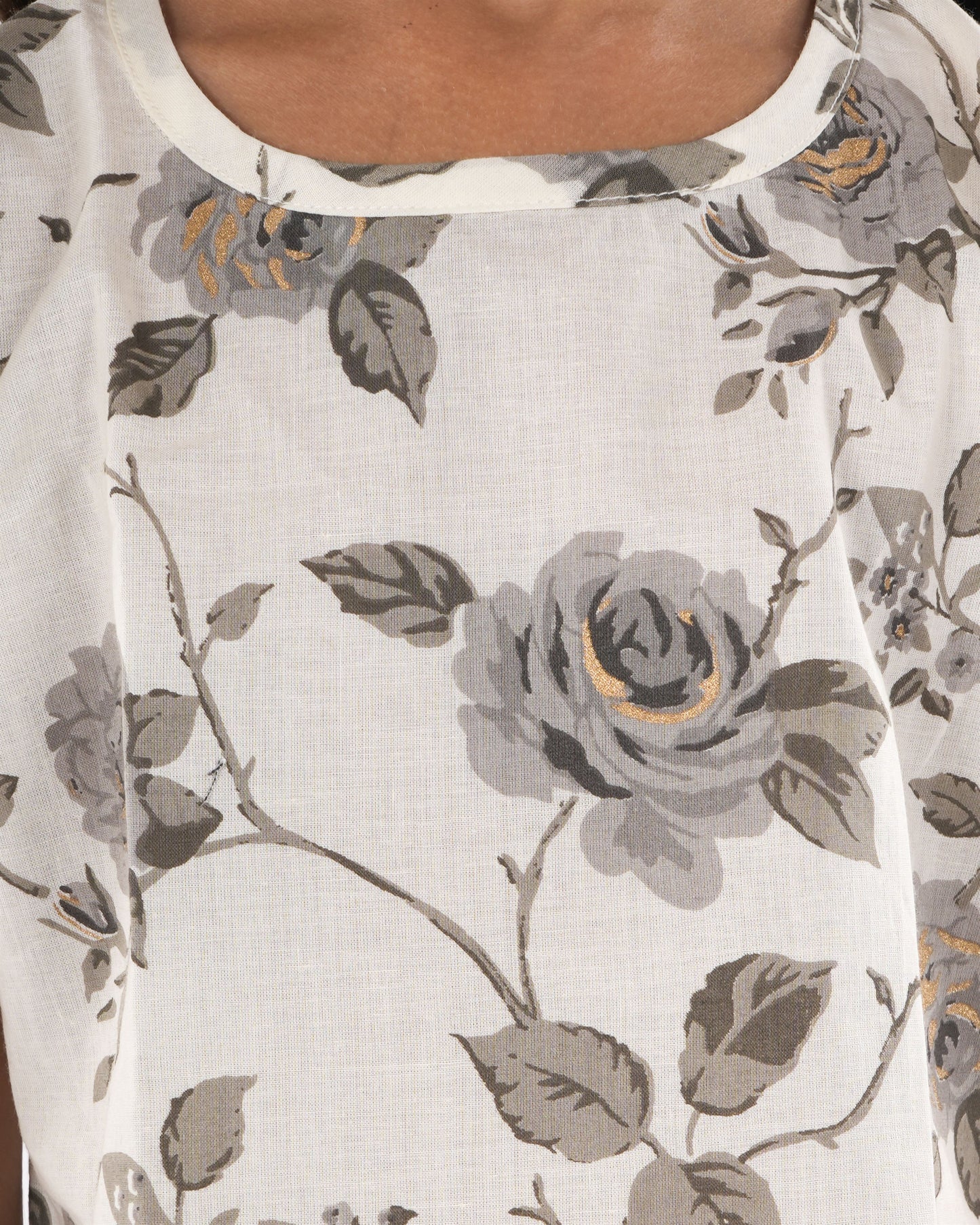 Anuttara White Pure Cotton Straight Co Ords Set_FJG1034