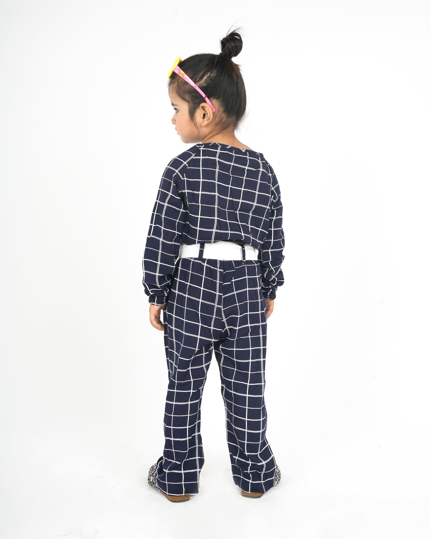 Anuttara Blue Rayon Straight Co Ords Set_FJG1035