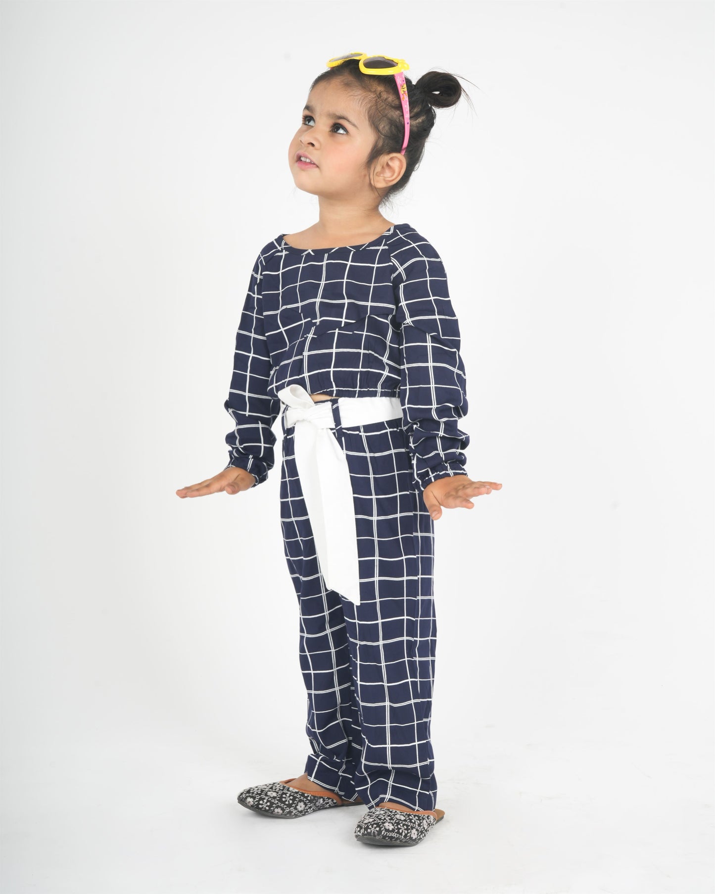 Anuttara Blue Rayon Straight Co Ords Set_FJG1035
