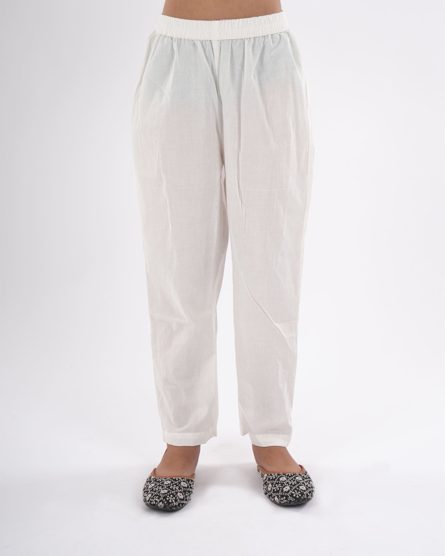 Anuttara Sky Blue Pure Cotton Straight Kaftan_FJG1039