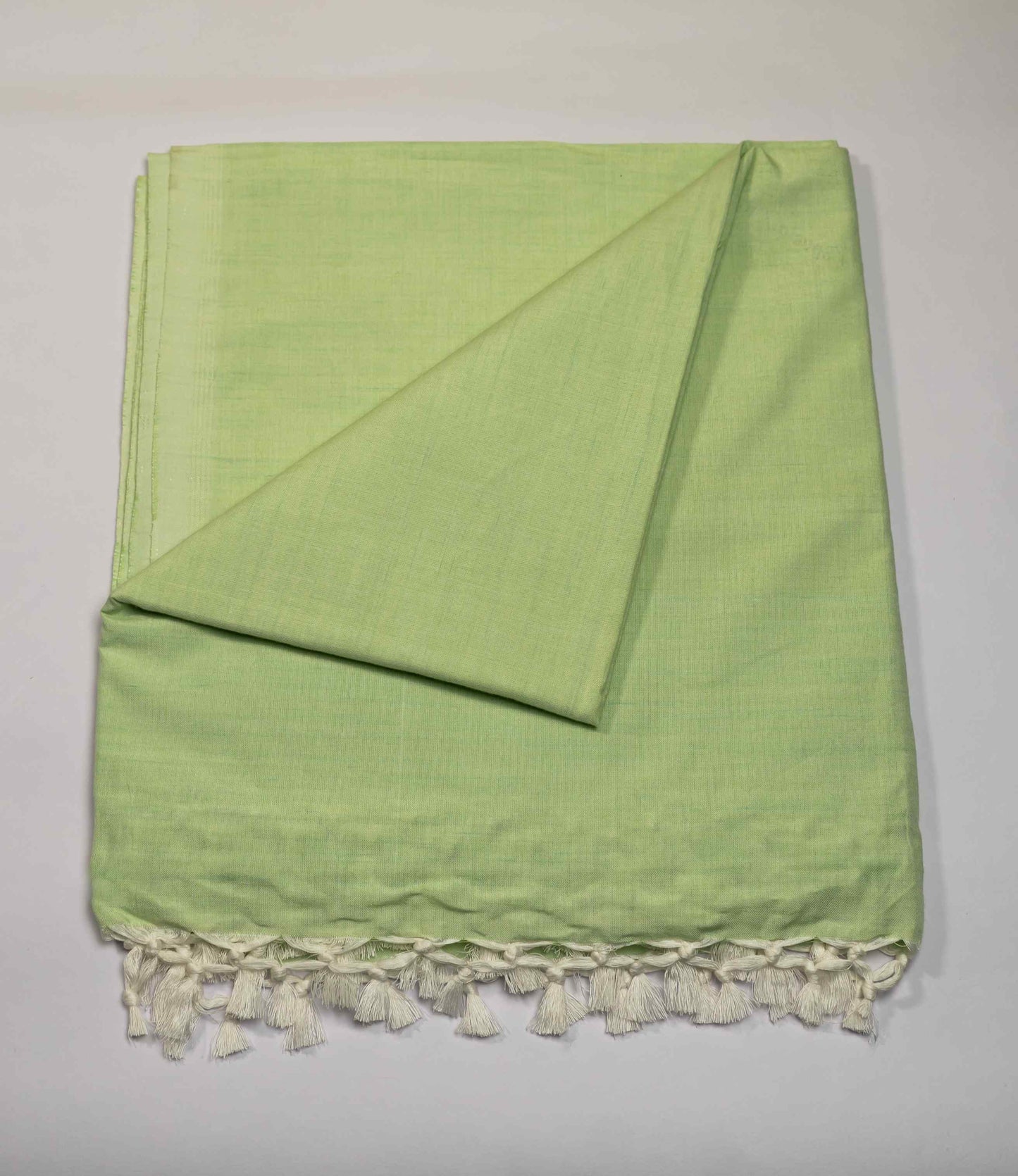 Cotton Staple Light Green Dull Chadar