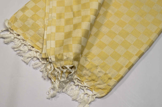 Cotton Staple Yellow Dull Chadar