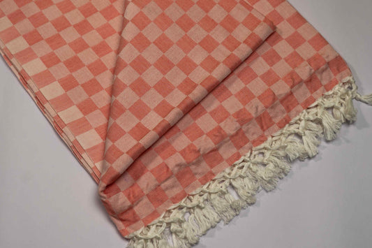 Cotton Staple Pink Dull Chadar