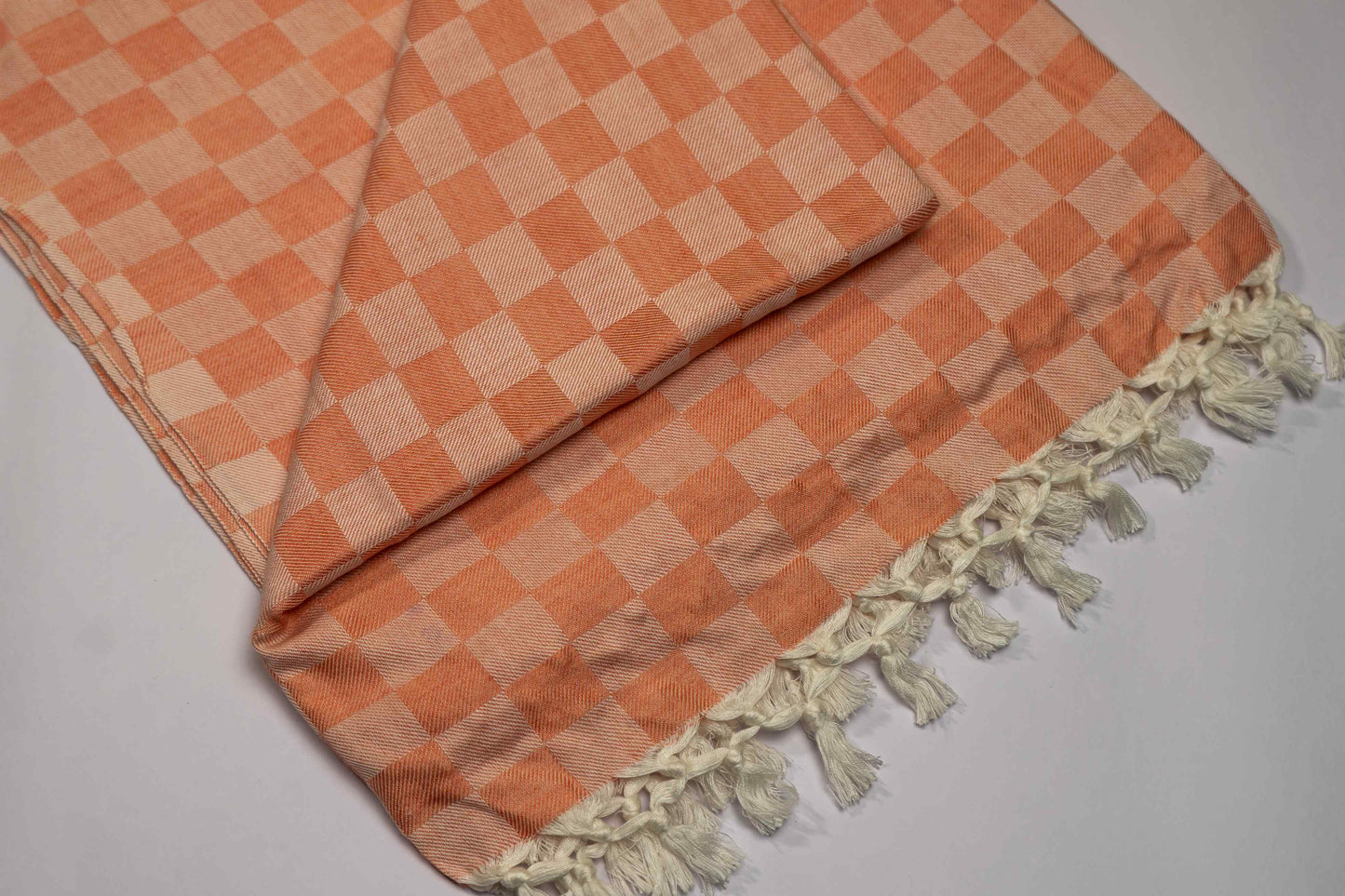 Cotton Staple Peach Dull Chadar