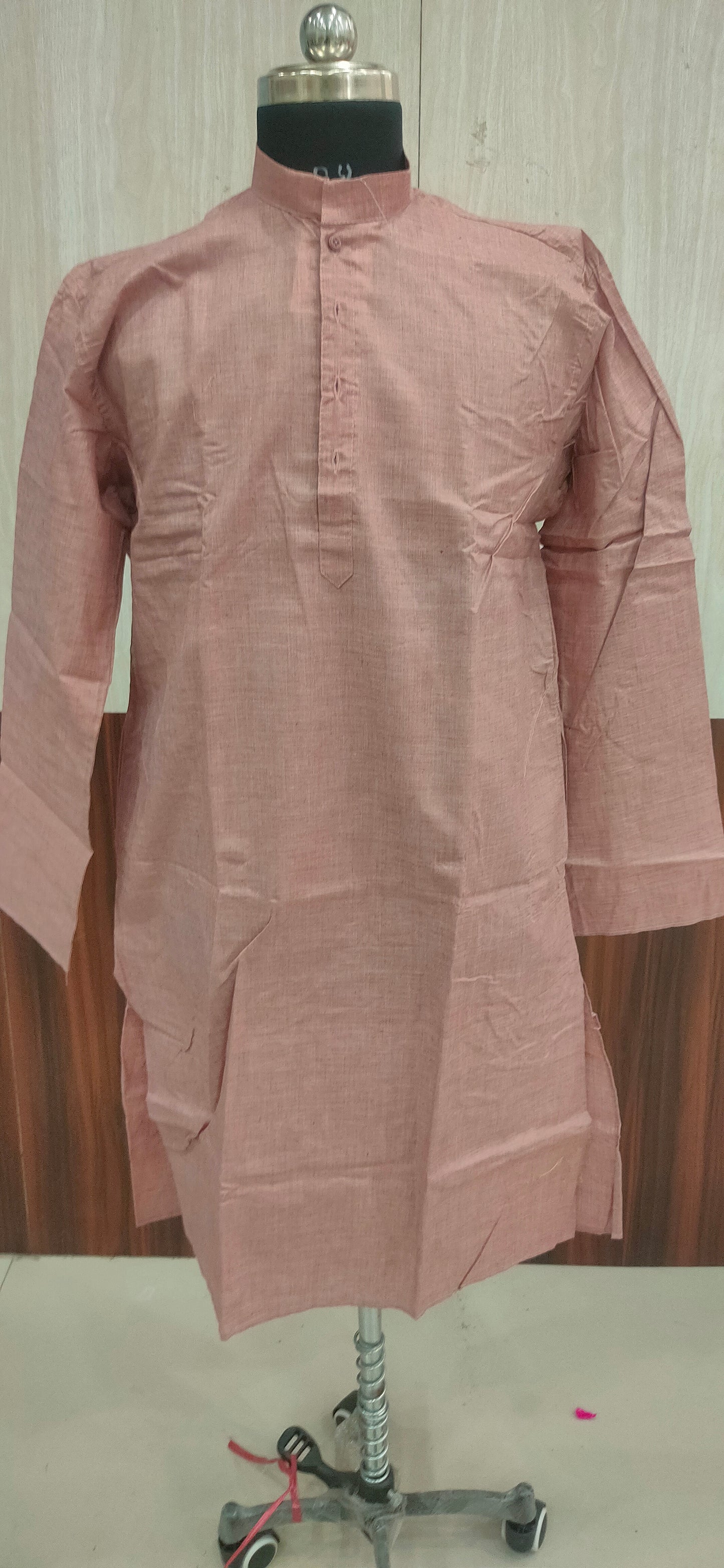 Ethnic Cotton Kurta Plain (Almond)