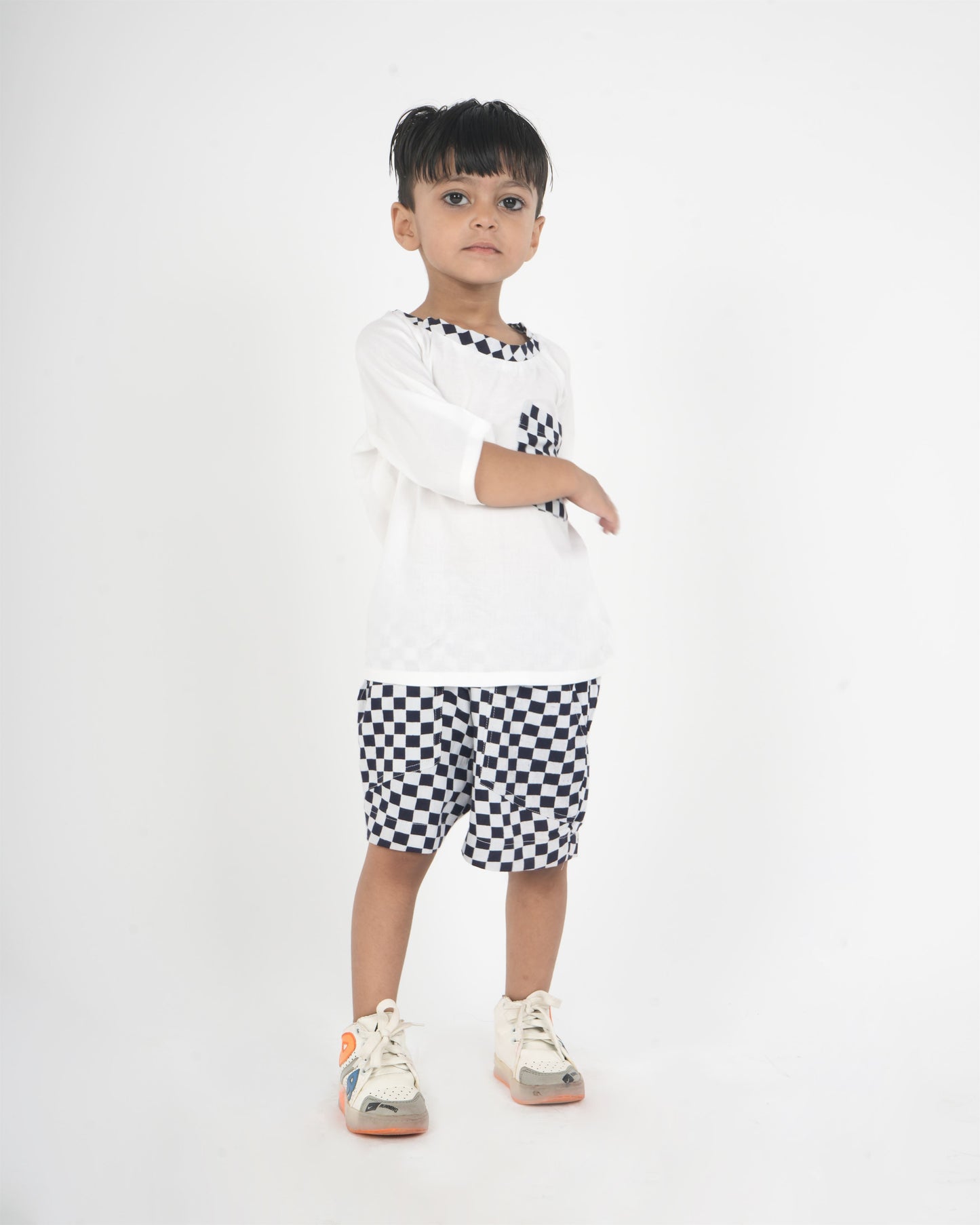 Boys Rayon Straight T-Shirt & Short Pant Set