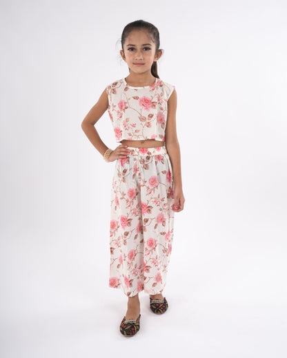 Anuttara White Pure Cotton Straight Co Ords Set_FJG1032