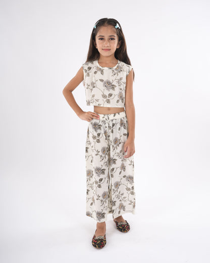 Anuttara White Pure Cotton Straight Co Ords Set_FJG1034