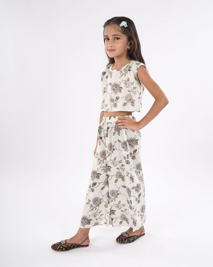 Anuttara White Pure Cotton Straight Co Ords Set_FJG1034
