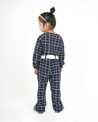 Anuttara Blue Rayon Straight Co Ords Set_FJG1035
