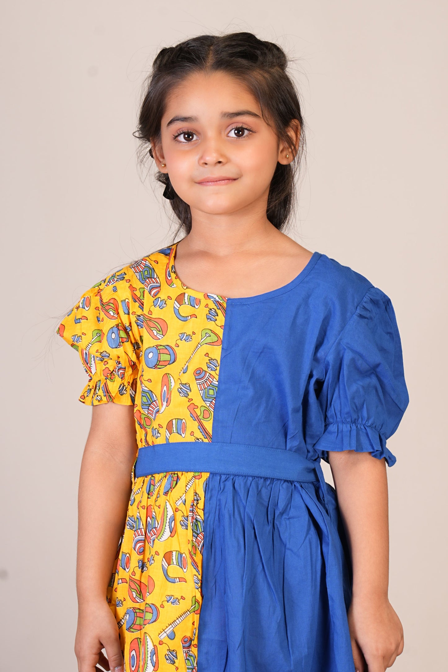Anuttara Multicolor Pure Cotton Anarkali/Flared Anarkali/Flared Dress_FJG1078